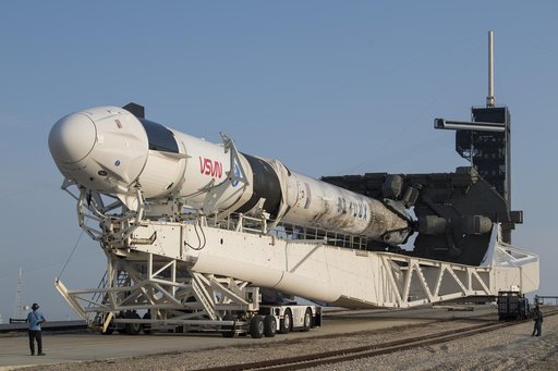 SpaceX Crew-2 Rollout