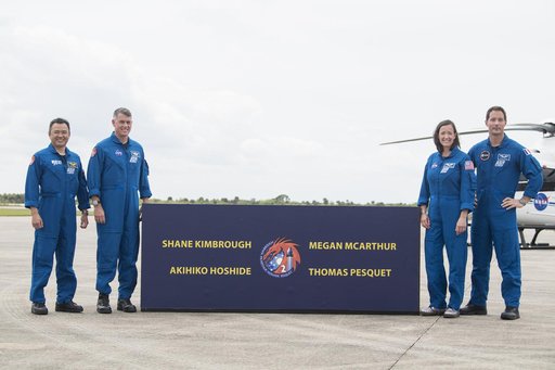SpaceX Crew-2 Crew Arrival