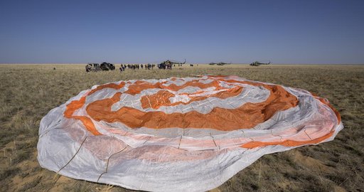 Expedition 64 Soyuz Landing