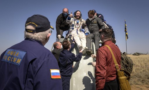 Expedition 64 Soyuz Landing