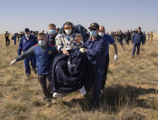 Expedition 64 Soyuz Landing