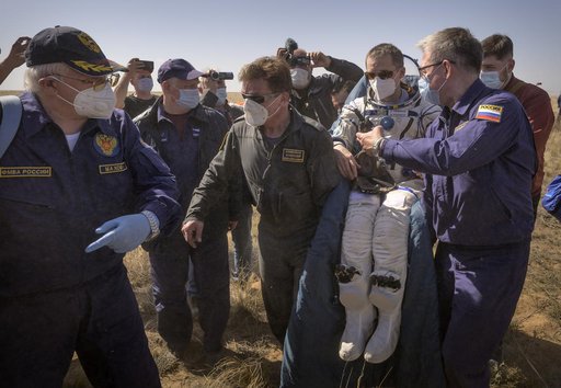 Expedition 64 Soyuz Landing