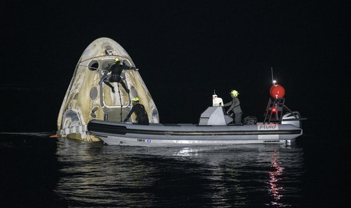 NASA’s SpaceX Crew-1 Splashdown