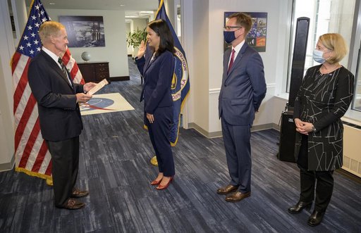 NASA Chief Financial Officer Margaret Vo Schaus Swearing-In