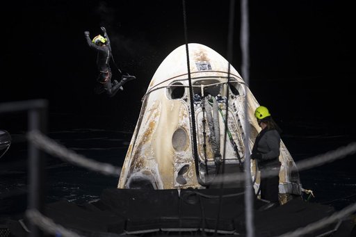 NASA’s SpaceX Crew-2 Splashdown