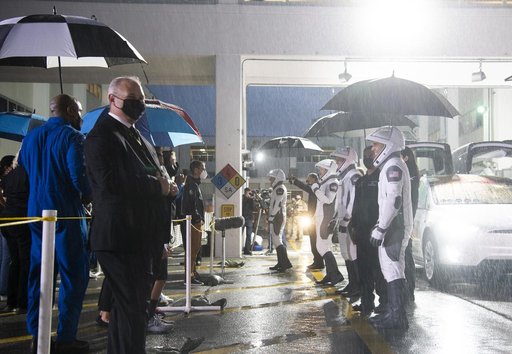 SpaceX Crew-3 Crew Walkout