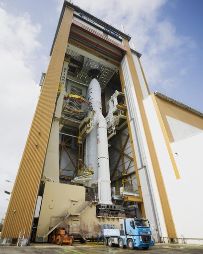 Prelaunch of Ariane 5 with James Webb Space Telescope