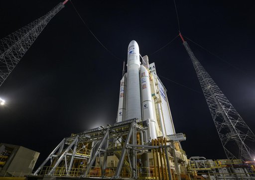 Ariane 5 with James Webb Space Telescope Prelaunch