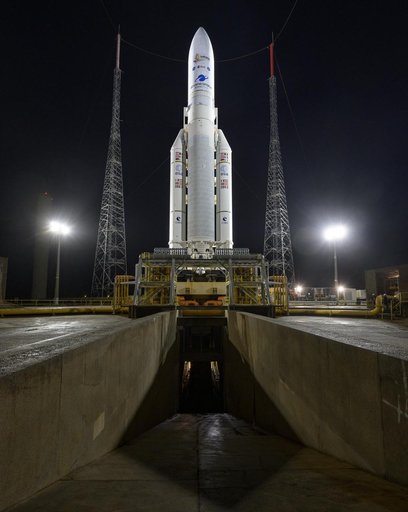 Ariane 5 with James Webb Space Telescope Prelaunch