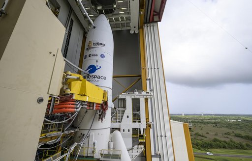 Ariane 5 Rollout with James Webb Space Telescope