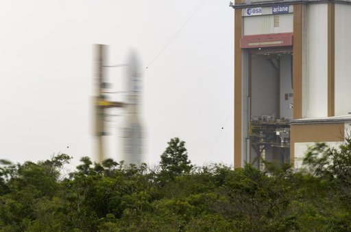 Ariane 5 Rollout with James Webb Space Telescope