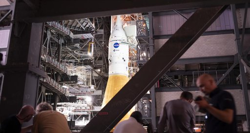 Artemis I First Rollout