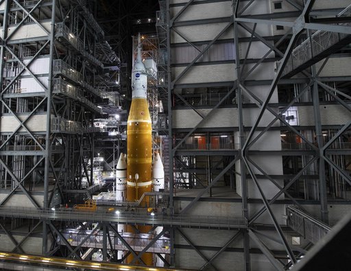 Artemis I First Rollout