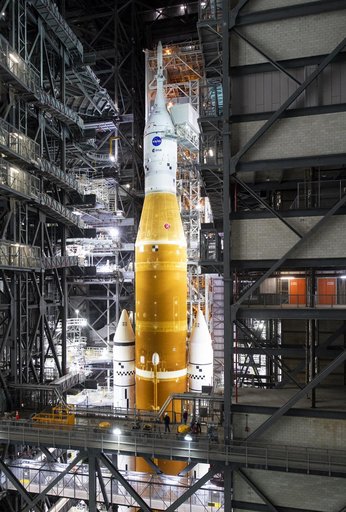 Artemis I First Rollout