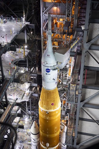 Artemis I First Rollout