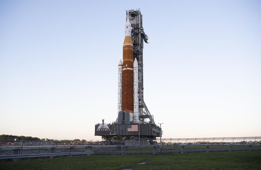 Artemis I First Rollout