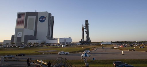 Artemis I First Rollout