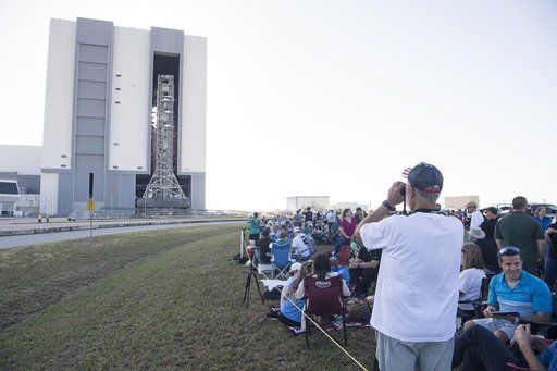 Artemis I First Rollout