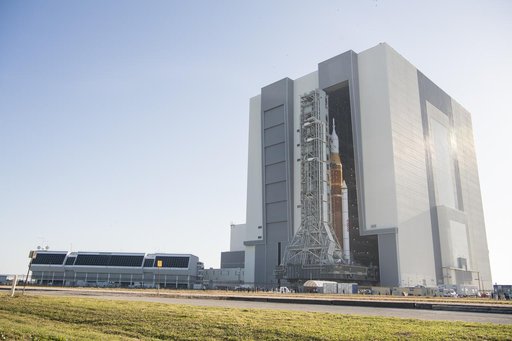 Artemis I First Rollout