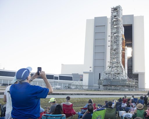 Artemis I First Rollout