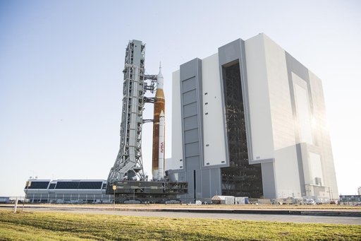 Artemis I First Rollout