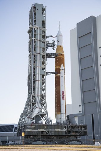 Artemis I First Rollout