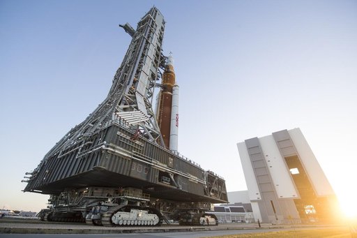Artemis I First Rollout