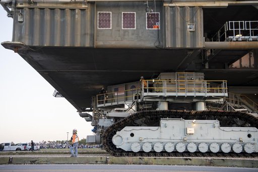 Artemis I First Rollout