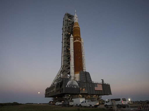 Artemis I First Rollout