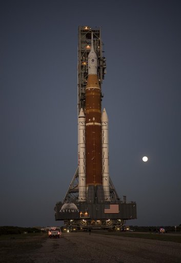 Artemis I First Rollout