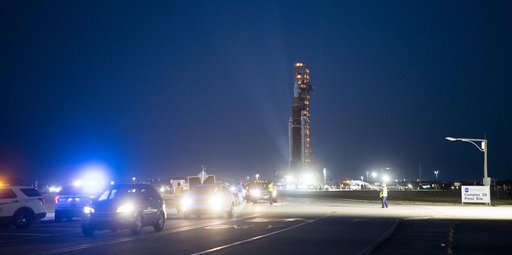 Artemis I First Rollout