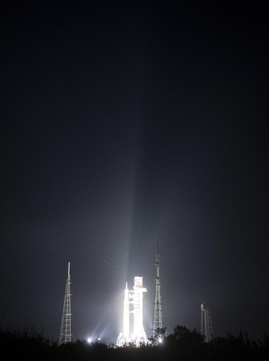 Artemis I First Rollout