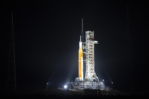 Artemis I First Rollout