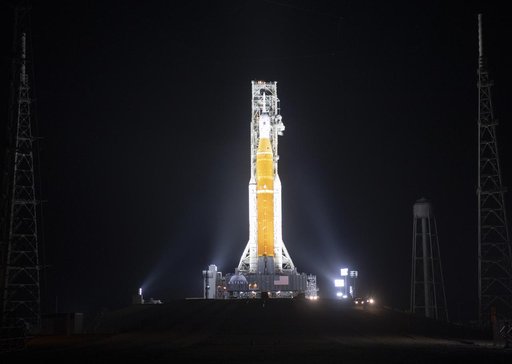 Artemis I First Rollout