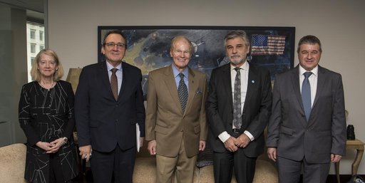 (Admin Nelson Meets with Argentinian Space Agency)