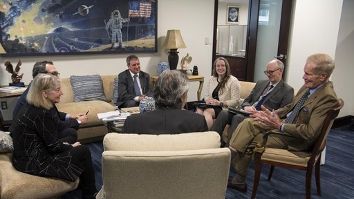 (Admin Nelson Meets with Argentinian Space Agency)