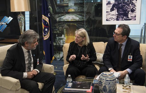 (Admin Nelson Meets with Argentinian Space Agency)