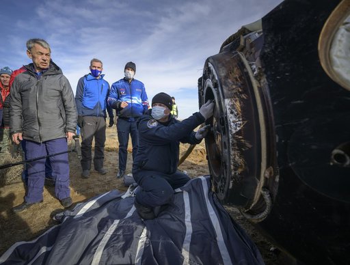 Expedition 66 Soyuz Landing