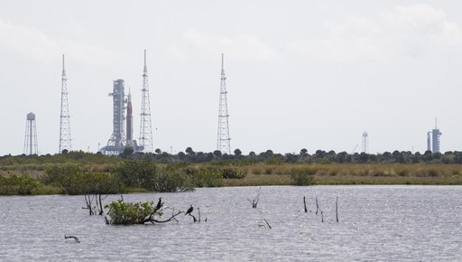NASA’s SLS and SpaceX’s Falcon 9 at Launch Complex 39A & 39B