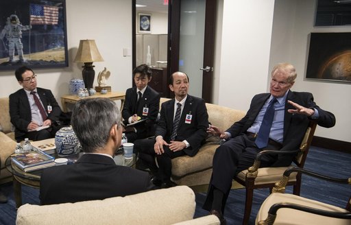 NASA Admin Bill Nelson Meets with Representatives from JAXA