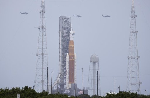 Artemis I at Launch Complex 39B