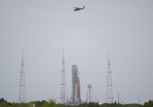 Artemis I at Launch Complex 39B