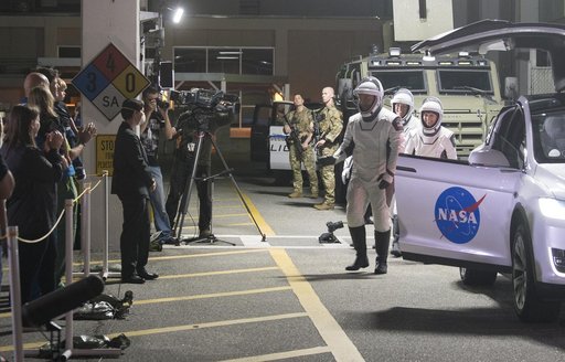 SpaceX Crew-4 Crew Walkout