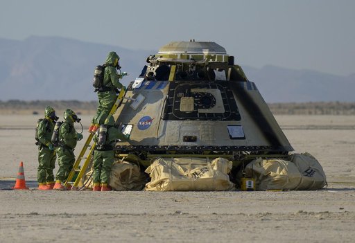 Boeing Orbital Flight Test-2 Landing