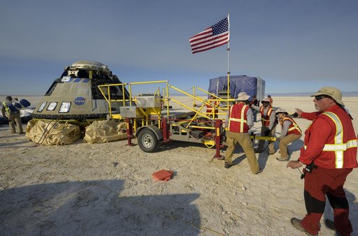 Boeing Orbital Flight Test-2 Landing