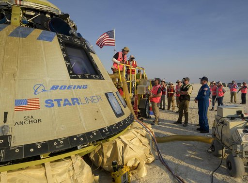 Boeing Orbital Flight Test-2 Landing