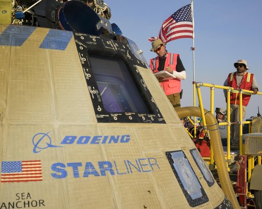Boeing Orbital Flight Test-2 Landing