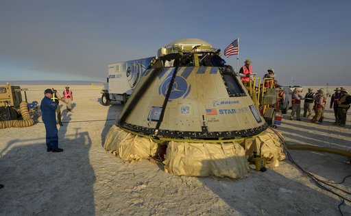 Boeing Orbital Flight Test-2 Landing