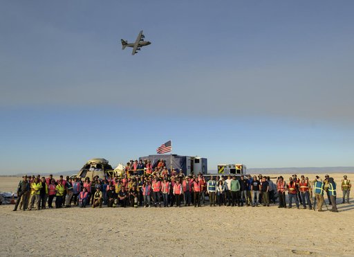 Boeing Orbital Flight Test-2 Landing