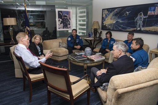 NASA Leadership Meets with NASA’s SpaceX Crew-2 Astronauts